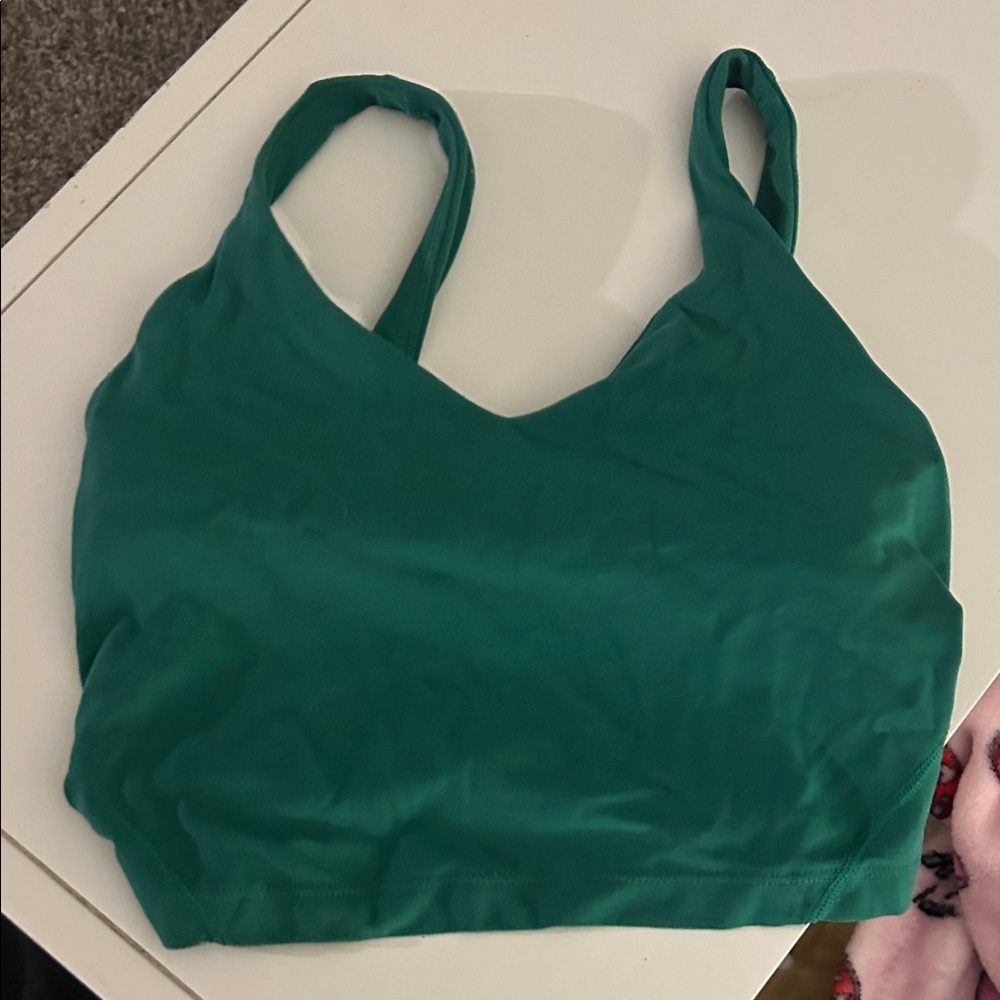 Lululemon Athletica Teal Sports Bra